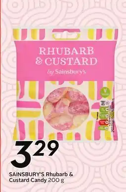 Sobeys SAINSBURY'S Rhubarb & Custard Candy offer