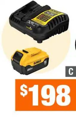 Home Depot 5.0AH Battery & Charger Kit offer