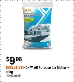 Home Depot EXCLUSIVE HDX All Purpose Ice Melter • offer