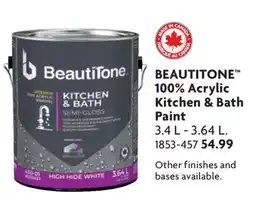 Home Hardware 100% Acrylic Kitchen & Bath Paint offer