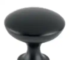 Home Hardware 1-3/16 Contemporary Cabinet Knobs - Matte Black offer