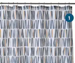 Home Hardware Indy Polyester Shower Curtain offer