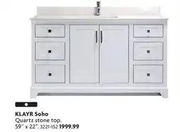 Home Hardware Soho Quartz stone top offer