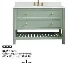 Home Hardware Paris Cultured marble top offer