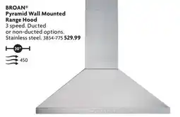 Home Hardware Pyramid Wall Mounted Range Hood offer