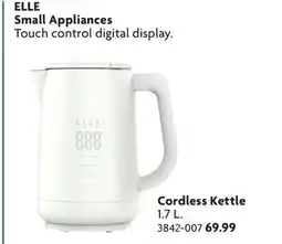 Home Hardware ELLE Small Appliances - Cordless Kettle offer