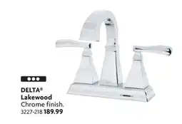 Home Hardware Lakewood Chrome finish Lavatory faucets offer