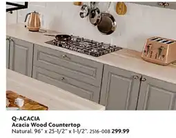 Home Hardware Acacia Wood Countertop offer