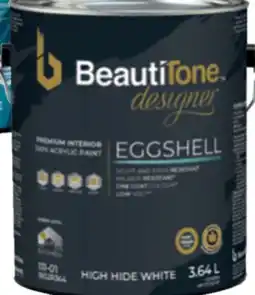 Home Hardware Interior Acrylic Latex Eggshell Paint & Primer Designer offer