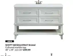 Home Hardware Bristol Cultured marble top offer