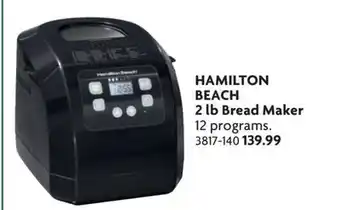 Home Hardware 2 lb Bread Maker offer
