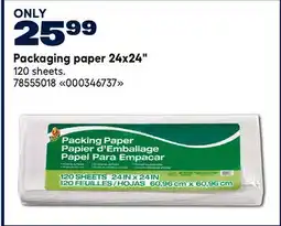RONA Packaging paper 24x24 offer