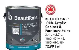 Home Hardware 100% Acrylic Cabinet & Furniture Paint offer