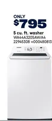 RONA SAMSUNG 5 cu. ft. washer offer