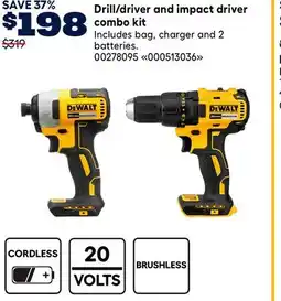 RONA Dewalt Drill/driver and impact driver combo kit offer