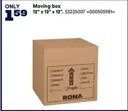 RONA Moving box 12 x 12 x 12 offer