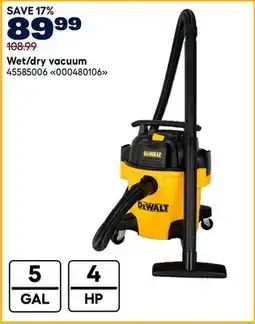 RONA DEWALT Wet/dry vacuum offer
