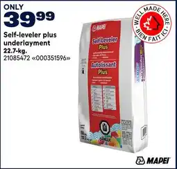 RONA MAPEI Self-leveler plus underlayment offer