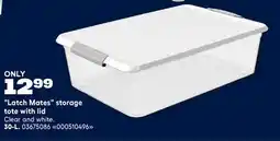 RONA Latch Mates storage tote with lid offer