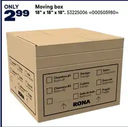 RONA Moving box 18 x 18 x 18 offer