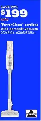 RONA PowerClean cordless stick portable vacuum offer