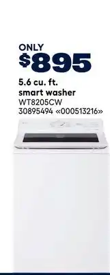 RONA LG 5.6 cu. ft. smart washer offer