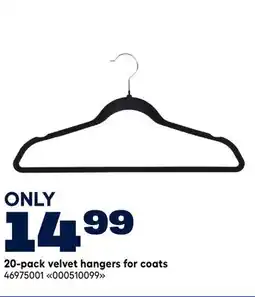 RONA 20-pack velvet hangers for coats offer