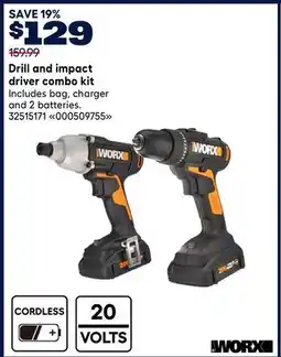 RONA Dewalt Drill and impact driver combo kit offer