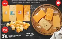 Longo's Longo's Cheese, Cheddar, Marble, Pepper Jack or Gouda offer
