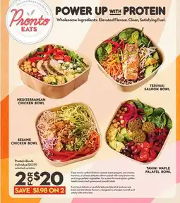 Longo's Protein Bowls offer