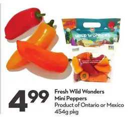 Longo's Fresh Wild Wonders Mini Peppers offer