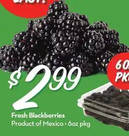 Longo's Fresh Blackberries offer