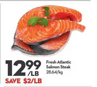 Longo's Fresh Atlantic Salmon Steak offer