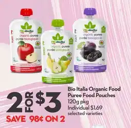 Longo's Organic Food Puree Food Pouches offer