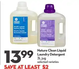 Longo's Nature Clean Liquid Laundry Detergent offer