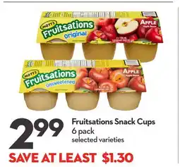 Longo's Fruitsations Snack Cups offer