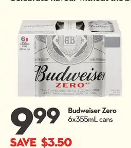 Longo's Budweiser Zero offer