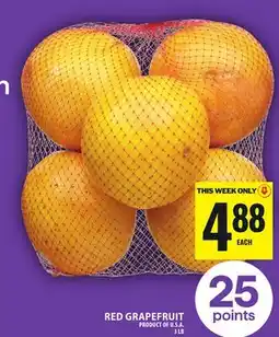 Food Basics RED GRAPEFRUIT offer