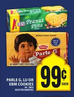Food Basics PARLE G, LU OR EBM COOKIES offer