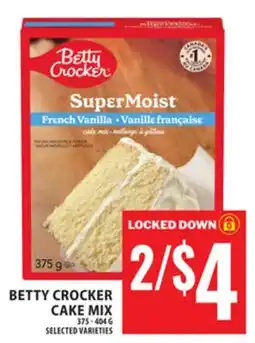 Food Basics BETTY CROCKER CAKE MIX offer