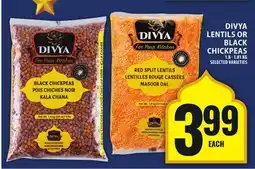 Food Basics DIVYA LENTILS OR BLACK CHICKPEAS offer