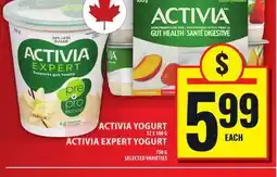 Food Basics ACTIVIA YOGURT OR ACTIVIA EXPERT YOGURT offer