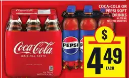 Food Basics COCA-COLA OR PEPSI SOFT DRINKS offer