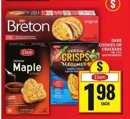 Food Basics DARE COOKIES OR CRACKERS offer