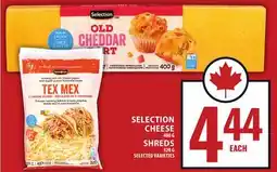 Food Basics SELECTION CHEESE OR SHREDS offer