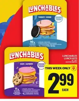 Food Basics LUNCHABLES LUNCH KITS offer
