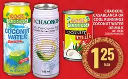 Food Basics CHAOKOH, CASABLANCA OR COOL RUNNINGS COCONUT WATER offer