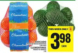 Food Basics AVOCADO OR CLEMENTINES offer