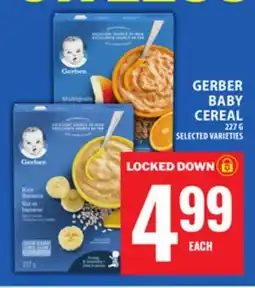 Food Basics GERBER BABY CEREAL offer