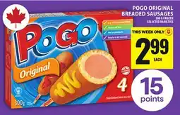 Food Basics POGO ORIGINAL BREADED SAUSAGES offer